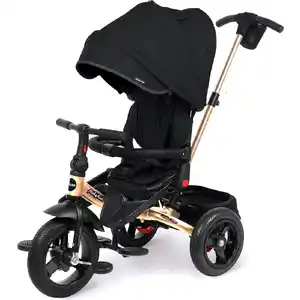 Детский велосипед Moby Kids Leader 360° 12x10 AIR (черный)