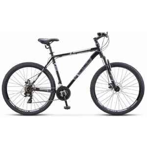 Велосипед Stels Navigator 700 MD Z010 27.5 (21, серый/черный, 2025)