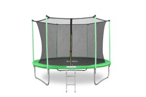 Батут Happy Jump 10ft-i Pro (312 см) с внутренней сеткой и лестницей