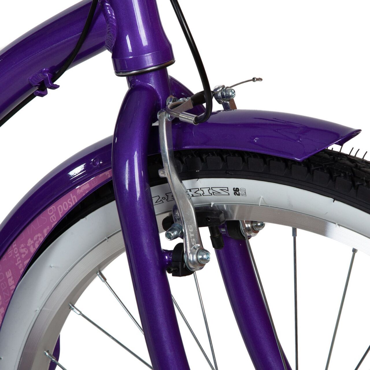 Велосипед Stinger Cruiser Lady 3SL 26 (16, фиолетовый, 2021) 26AHC.CRUISNEXL.16VT1
