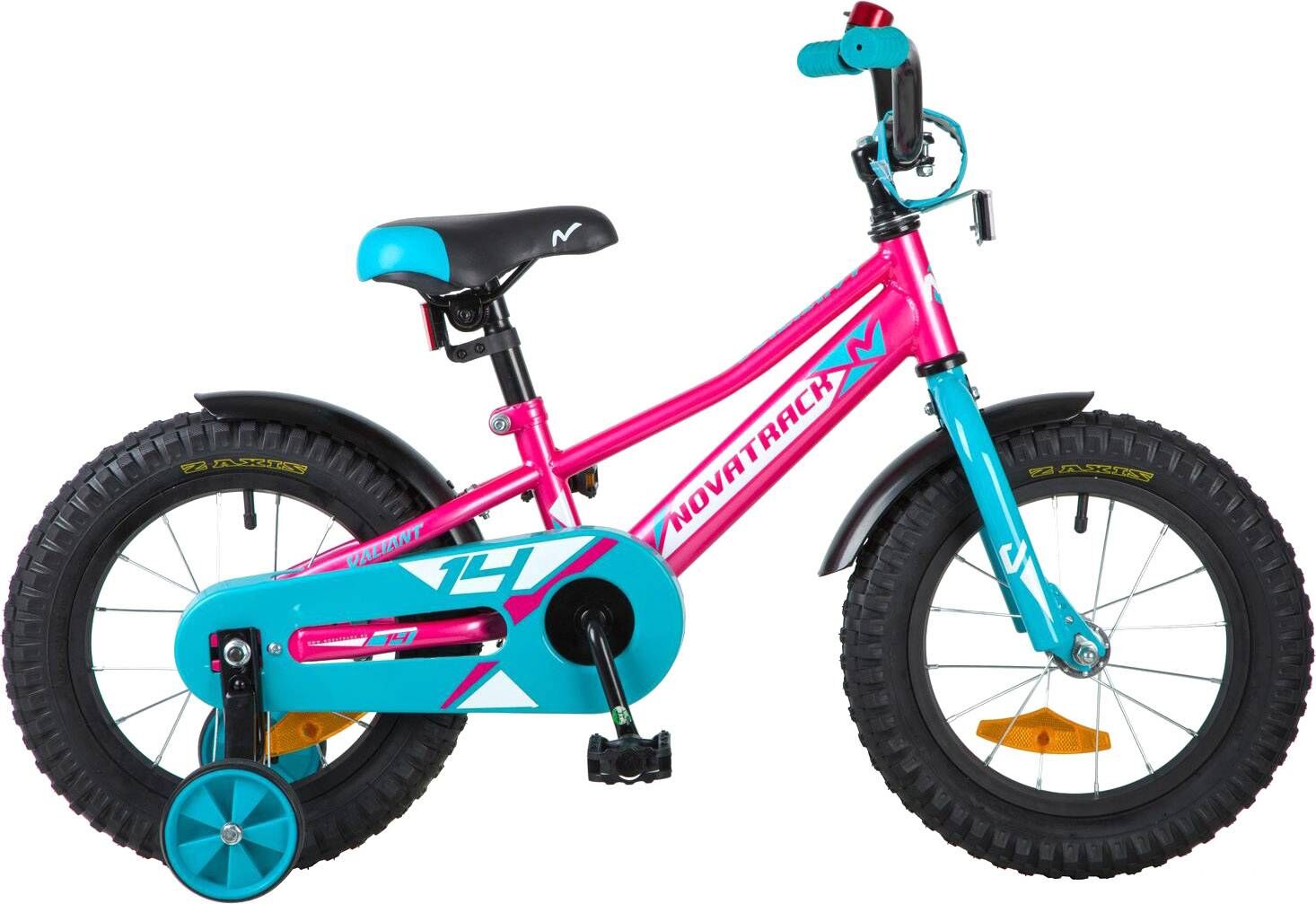 Детский велосипед Novatrack Valiant 14 (розовый)