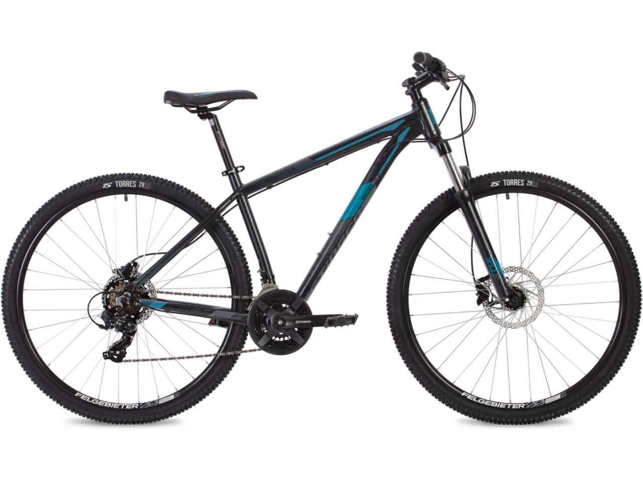 Велосипед Stinger Graphite Evo 27.5 р.18 2023 (черный) 27AHD.GRAPHEVO.18BK3