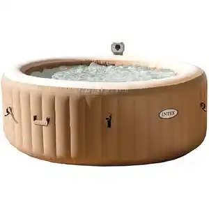 Надувной бассейн INTEX Pure Spa Bubble Massage 28428 (216x71)