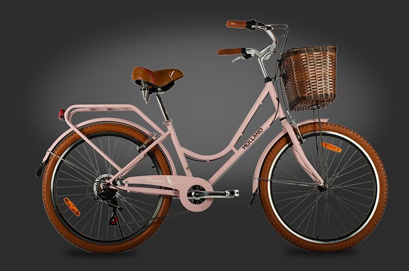 Велосипед Foxter Holland (17.5, розовый, 2023)