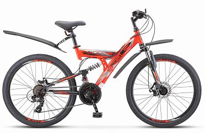 Велосипед Stels Focus MD 24 18-sp V010 (16, красный/черный)