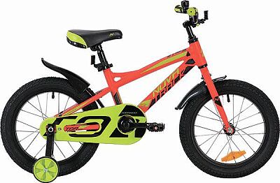 Детский велосипед Novatrack Tornado 16 (оранжевый, 2019)