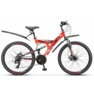Велосипед Stels Focus MD 24 18-sp V010 (16, красный/черный)