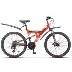 Велосипед Stels Focus MD 24 18-sp V010 (16, красный/черный)