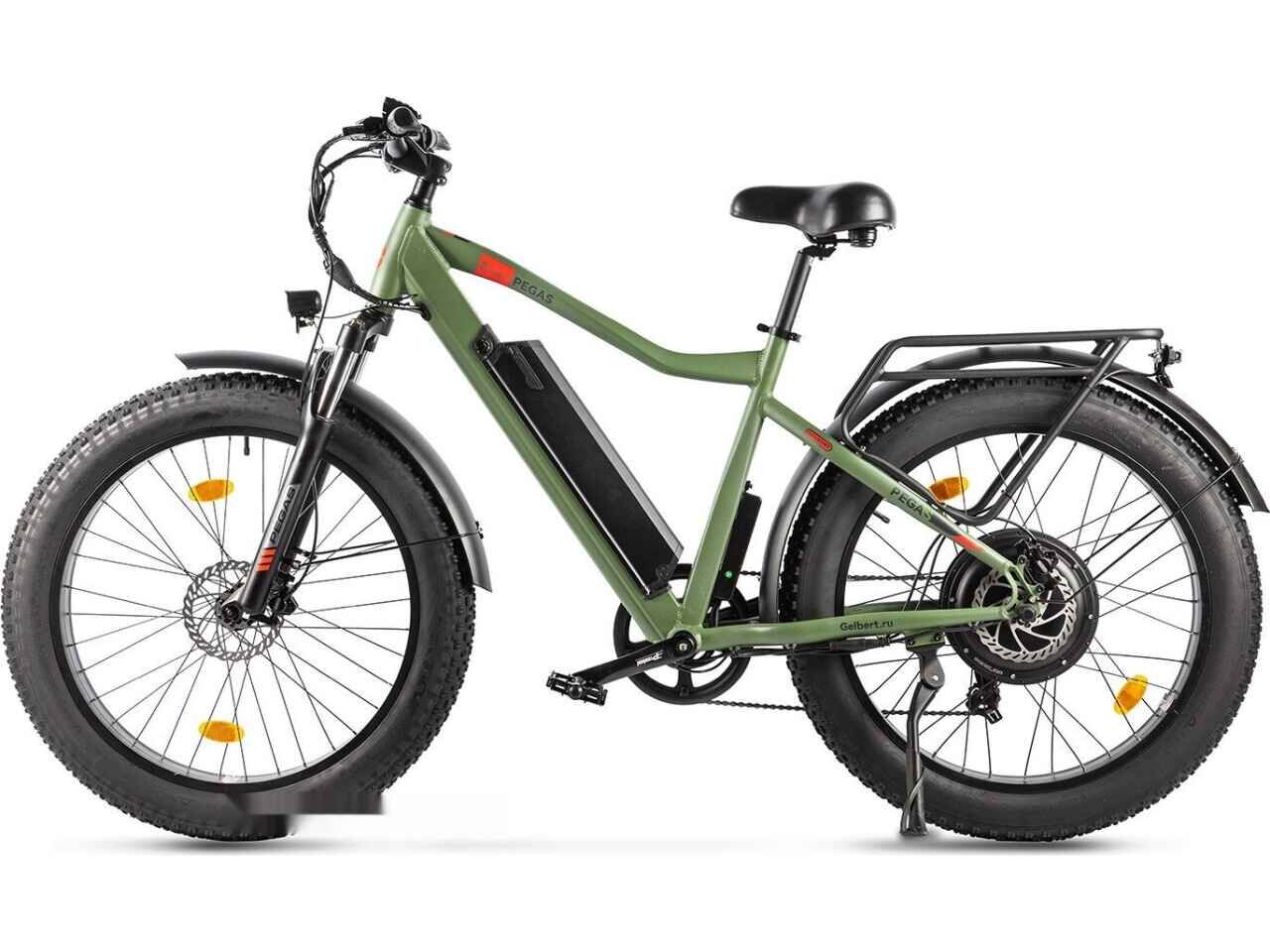 Электровелосипед Gelbert Pegas 2 ULTRA (хаки) Электровелосипед Gelbert Pegas 2 ULTRA (хаки)