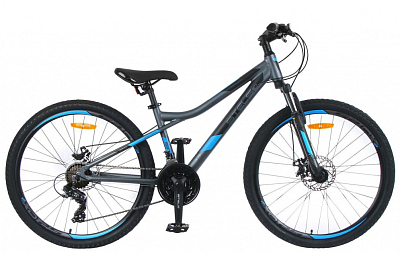 Велосипед Stels Navigator 610 MD 26 (14, антрацит/синий 2025)