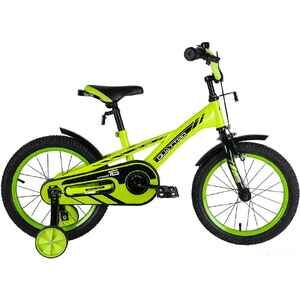 Детский велосипед Techteam Quattro 20 2022 (неоновый зеленый)