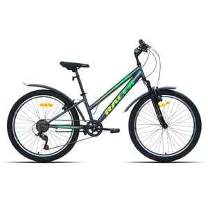 Велосипед Racer Rider 24 (12, серый/зеленый, 2025) Велосипед Racer Rider 24 (12, серый/зеленый, 2025)