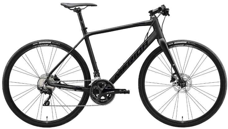 Велосипед Merida Speeder 400 (2020) ML (54cm) (Matt Black-Glossy Black)