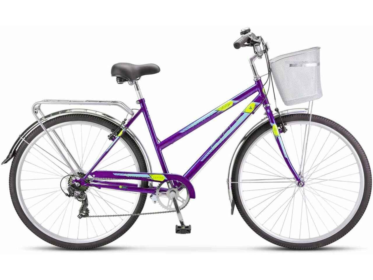 Велосипед Stels Navigator 255 V Lady Z010 (фиолетовый, 2023)