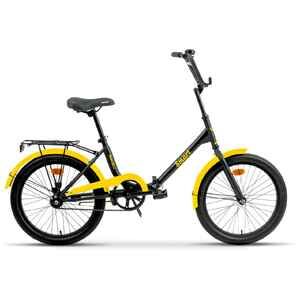 Велосипед Aist Smart 20 1.1 (черный/желтый, 2025) Велосипед Aist Smart 20 1.1 (черный/желтый, 2025)
