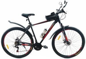 Велосипед GreenLand Scorpion 27.5 (19, черный/красный)