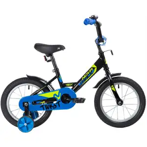 Детский велосипед Novatrack Twist 14 (черный) 141TWIST.BK5