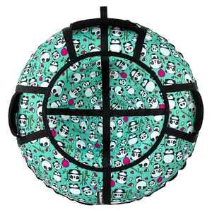 Тюбинг Hubster SnowDream Glamour S Панда 120см во8679 (бирюзовый)