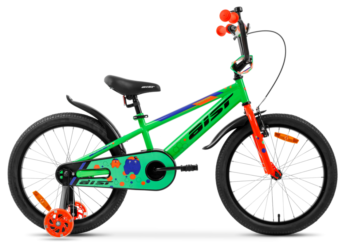 Детский велосипед Aist Pluto 14 (зеленый, 2021)