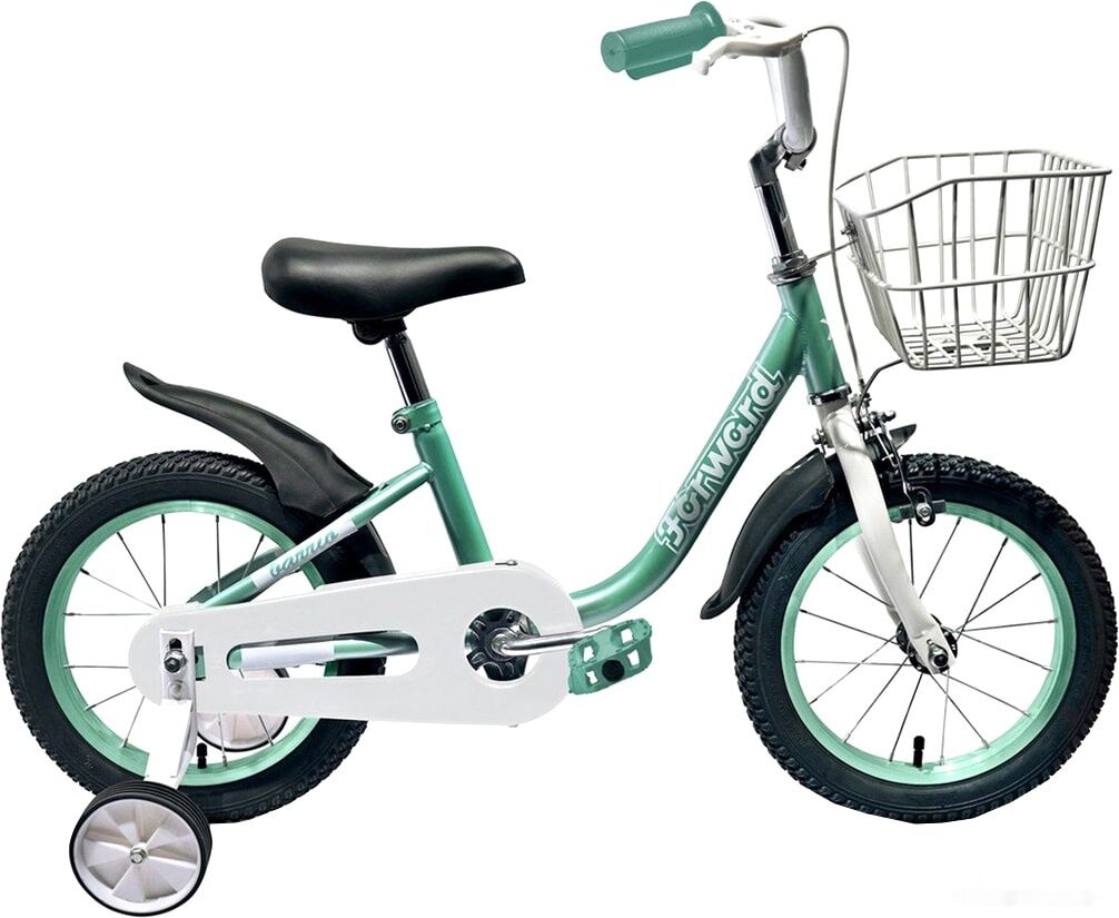 Детский велосипед Forward Barrio 16 (зеленый/белый, 2020)
