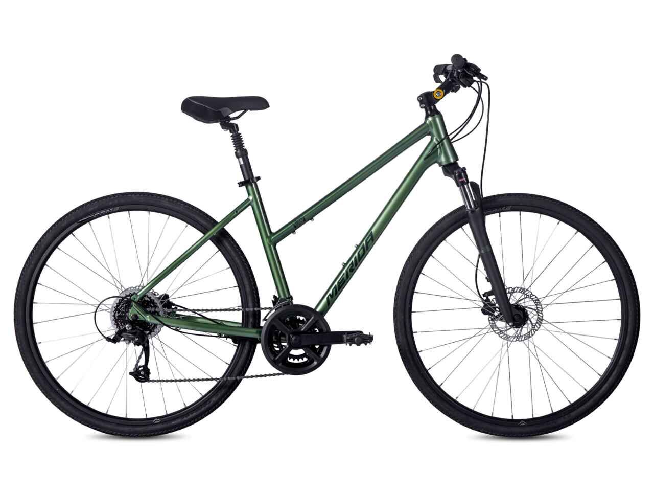 Велосипед Merida Crossway 50 Lady (S/47cm, MattFogGreen/DarkGreen, 2023)
