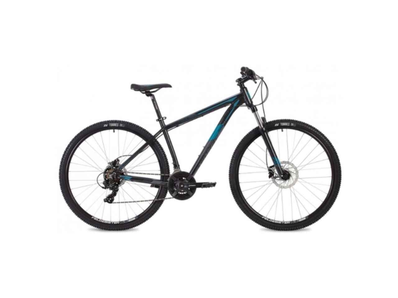 Велосипед Stinger Graphite Evo 29 (18, черный/синий, 2023) 29AHD.GRAPHEVO.18BK3