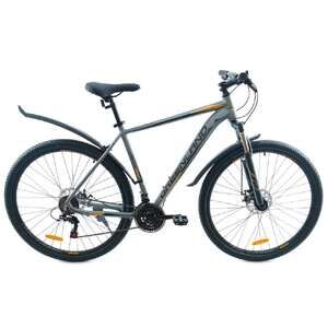 Велосипед GreenLand Oasis 27.5 (19, серый/оранжевый) Велосипед GreenLand Oasis 27.5 (19, серый/оранжевый)