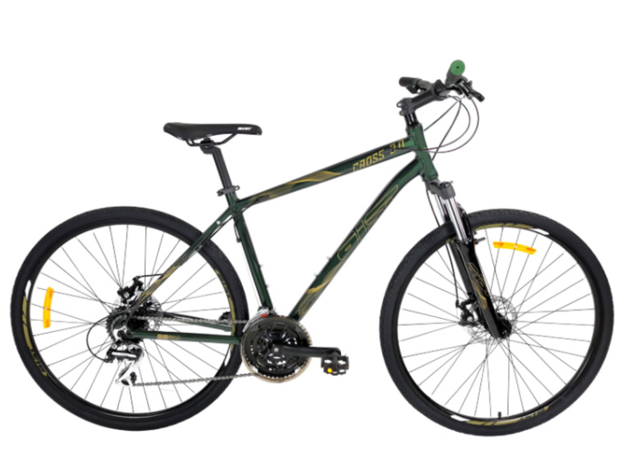 Велосипед Aist Cross 3.0 28 (19, зеленый, 2021)