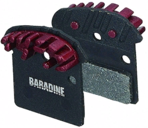 Тормозные колодки Baradine DS-52F с радиатором охлаждения (4668)