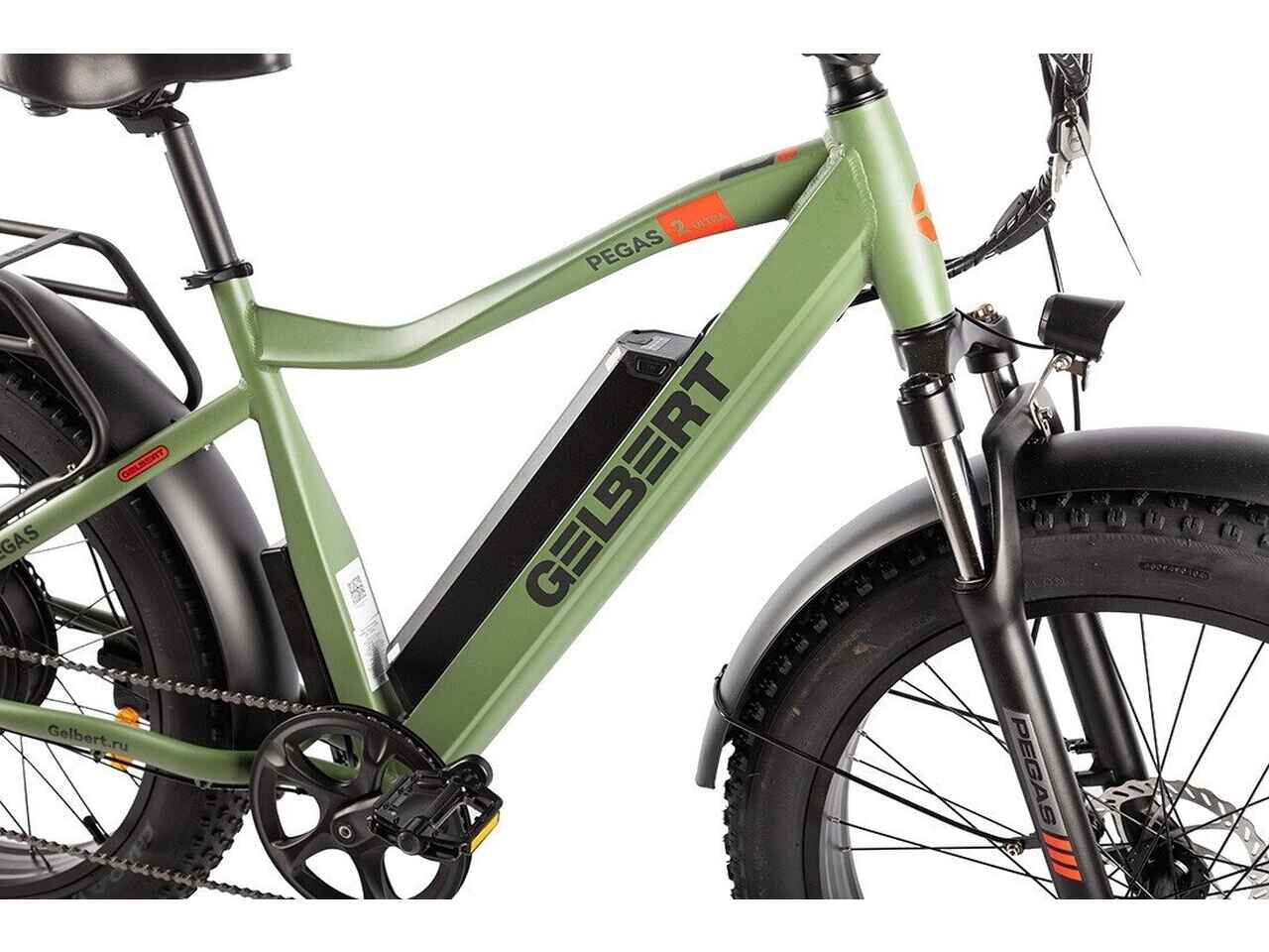 Электровелосипед Gelbert Pegas 2 ULTRA (хаки) Электровелосипед Gelbert Pegas 2 ULTRA (хаки)