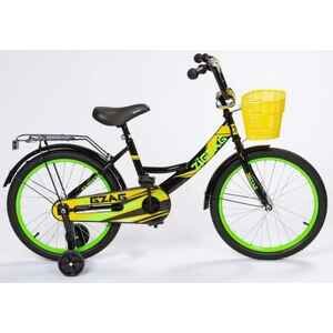 Детский велосипед Zigzag Classic 18 черный/желтый/зеленый) ZG-1805