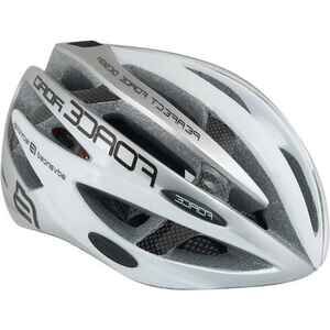 Спортивный шлем FORCE Road L/XL (белый/серый)