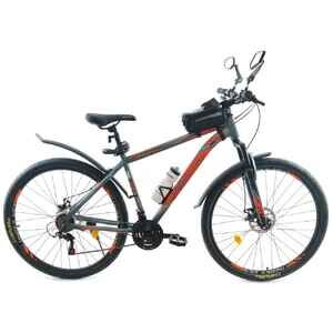 Велосипед GreenLand Mercury PRO 29 (19, серый/оранжевый)