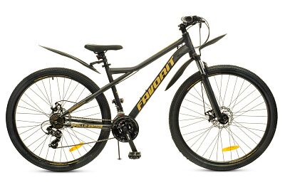 Велосипед Favorit APOLLO 27.5 (19, черный/бежевый) APL27MD19BG-AL