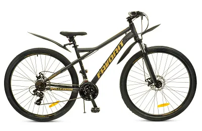 Велосипед Favorit APOLLO 27.5 (19, черный/бежевый) APL27MD19BG-AL