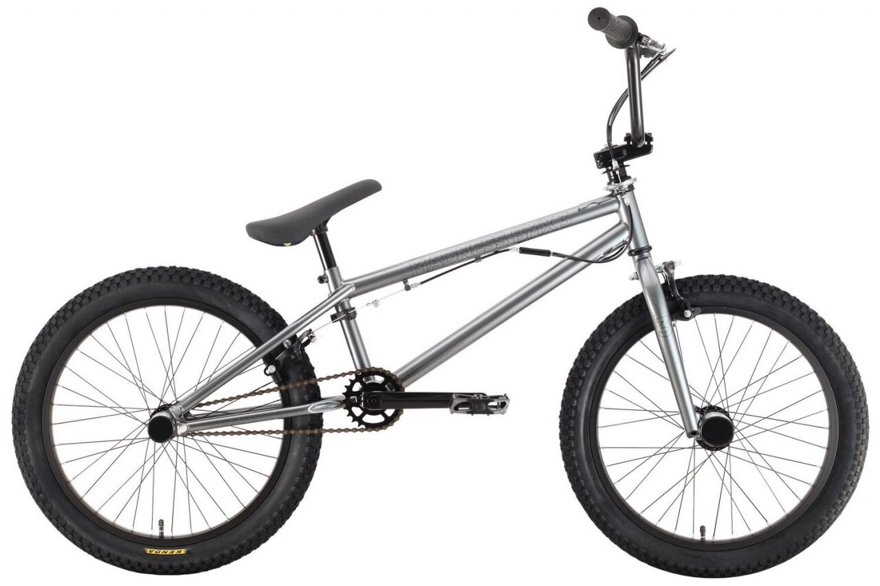 Велосипед Stark Madness BMX 3 (серебристый/черный, 2021)