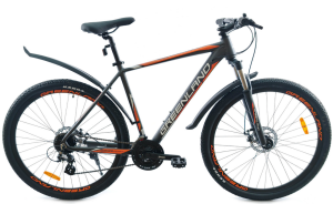 Велосипед GreenLand Discovery 1.0 26 (14, серый/оранжевый, 2025) Велосипед GreenLand Discovery 1.0 26 (14, серый/оранжевый, 2025)