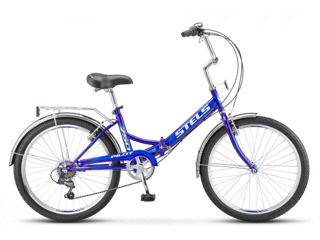 Велосипед Stels Pilot 750 24 Z010 (синий, 2021)