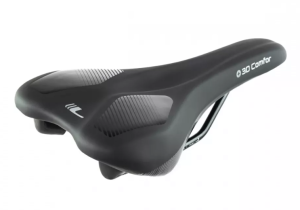 Велоседло FORCE 3D COMFOR S из пены с эффектом памяти черное 20034 Велоседло FORCE 3D COMFOR S из пены с эффектом памяти черное 20034
