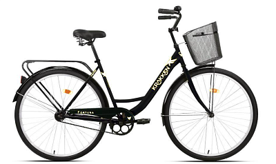 Велосипед Krakken Fortuna 28 (черный/белый, 2023)