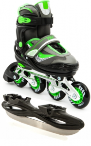 Роликовые коньки Calambus TIM COMBO черный/зеленый р.38-41 (AS-09) Роликовые коньки Calambus TIM COMBO черный/зеленый р.38-41 (AS-09)
