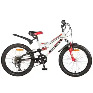 Детский велосипед Novatrack Shark 20 (белый/красный) 20SS6V.SHARK.WT20