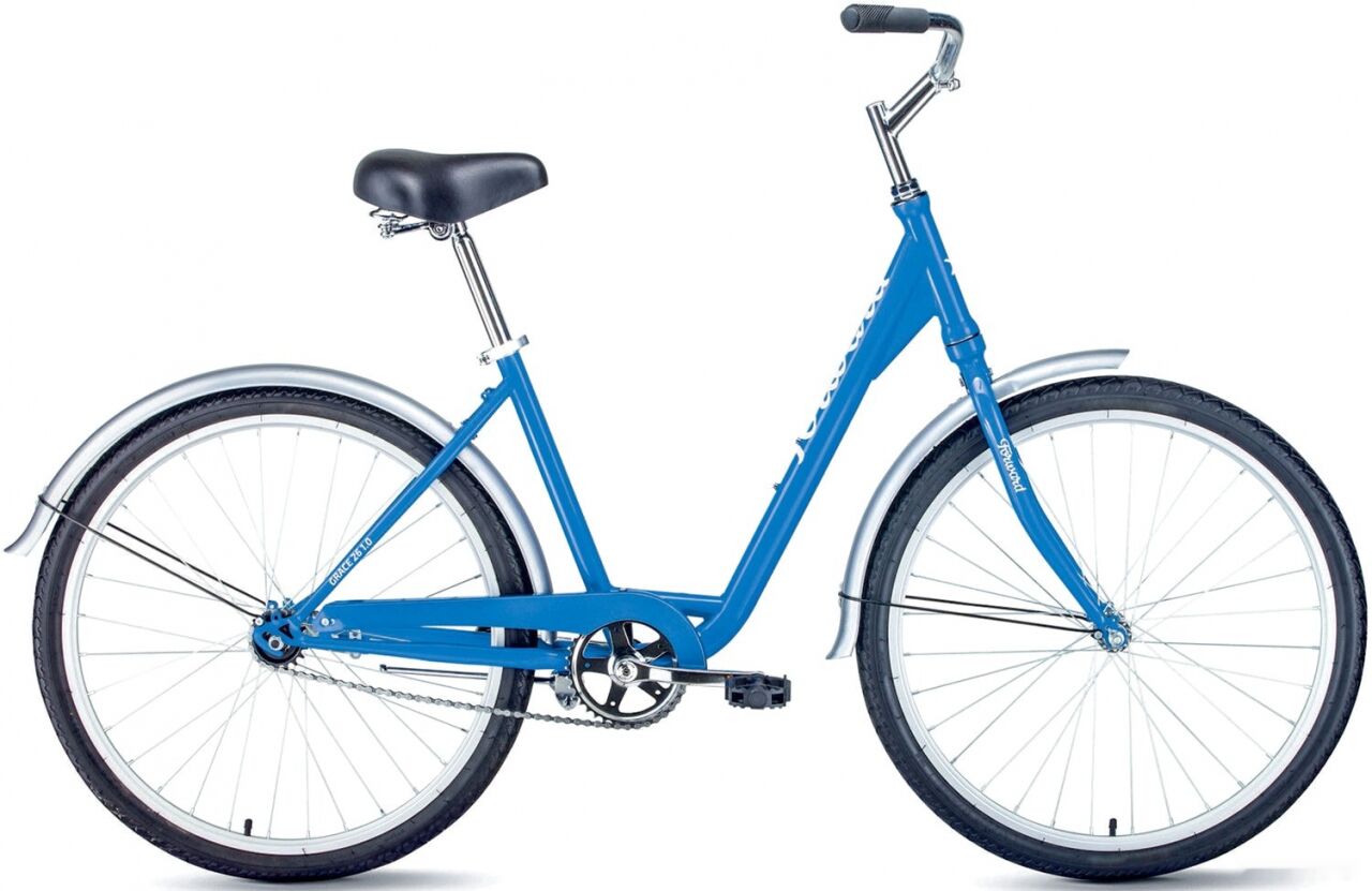 Велосипед Forward Grace 26 1.0 2020 (синий)