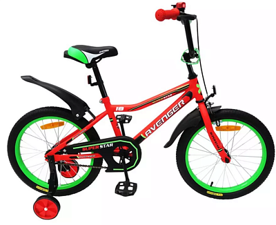 Детский велосипед Avenger Super Star 14 (красный/черный)