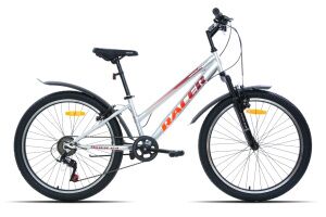 Велосипед Racer Rider 24 (12, серебристый, 2025) Велосипед Racer Rider 24 (12, серебристый, 2025)