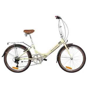 Велосипед Novatrack Aurora 20 (бежевый, 2024) 20FAURORA6S.BG4