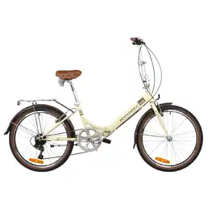 Велосипед Novatrack Aurora 20 (бежевый, 2024) 20FAURORA6S.BG4