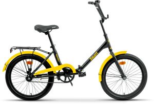 Велосипед Aist Smart 20 1.1 (черный/желтый, 2025) Велосипед Aist Smart 20 1.1 (черный/желтый, 2025)