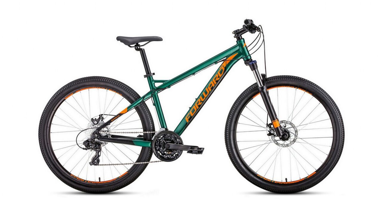 Велосипед Forward Quadro 27.5 2.0 disc (зеленый, 2020)