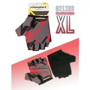 Перчатки велосипедные Favorit XL 24-28 см (8212RD-XL)